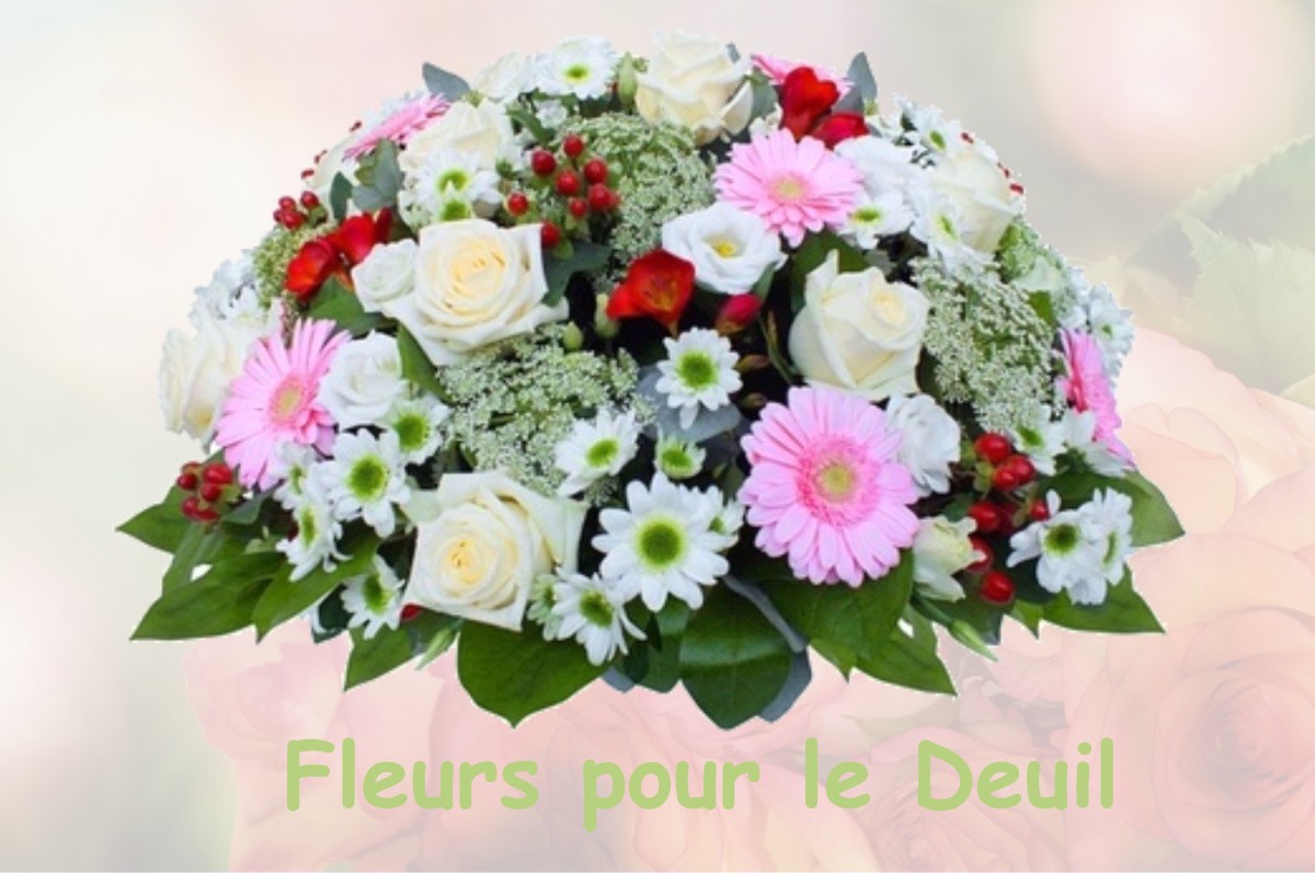 fleurs deuil BOURG-DES-COMPTES